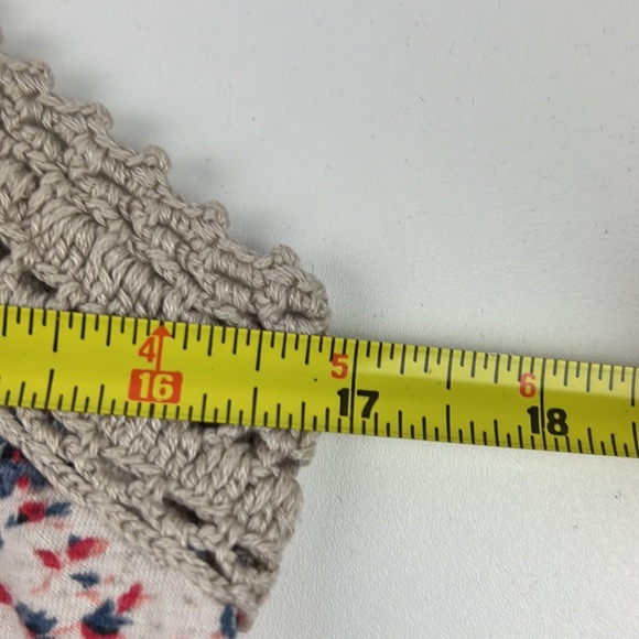 Lucky Brand Paisley Sleeveless Tank Top with Lace Details - Picture 5 of 7